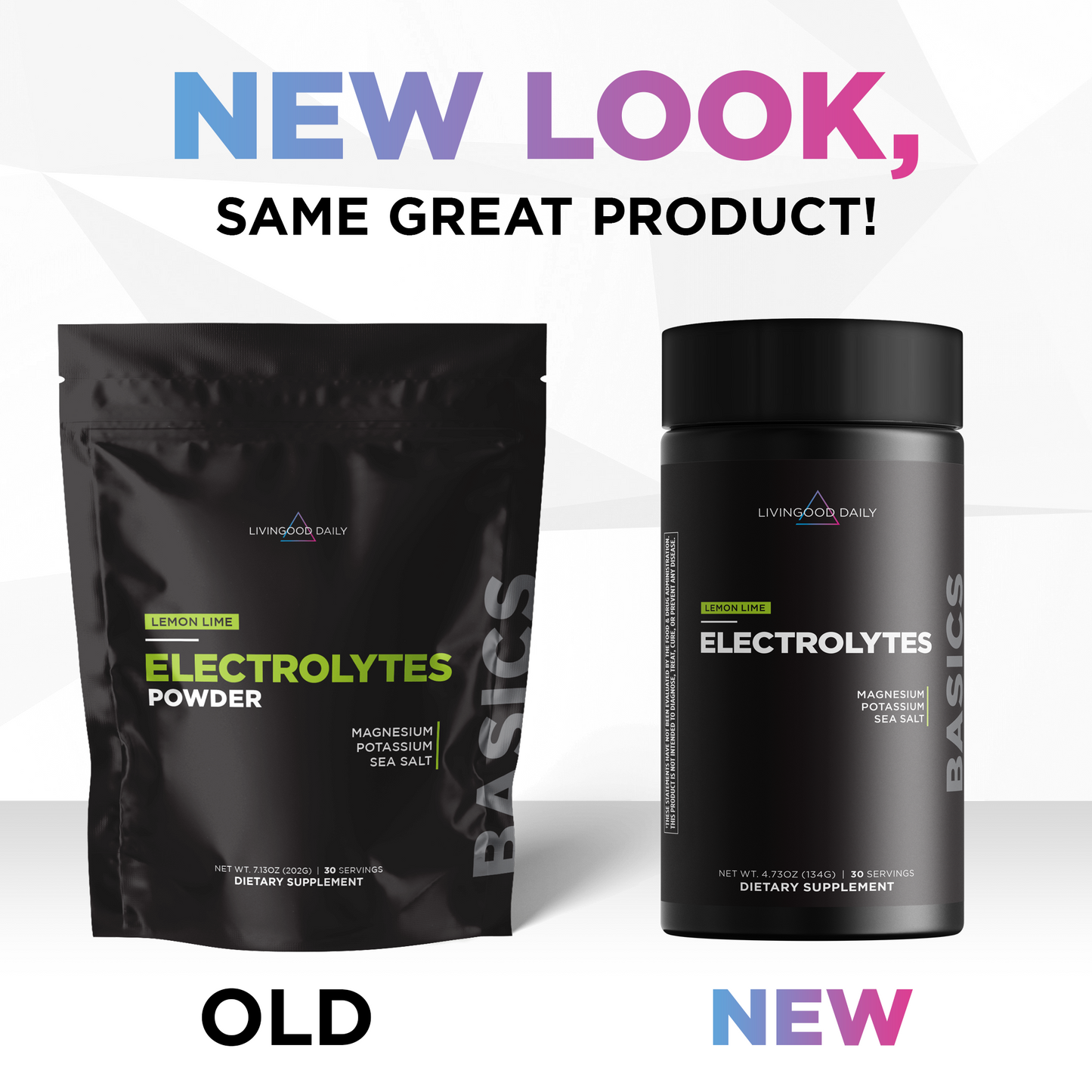Livingood Daily Electrolytes (Lemon Lime) (3-Pack)
