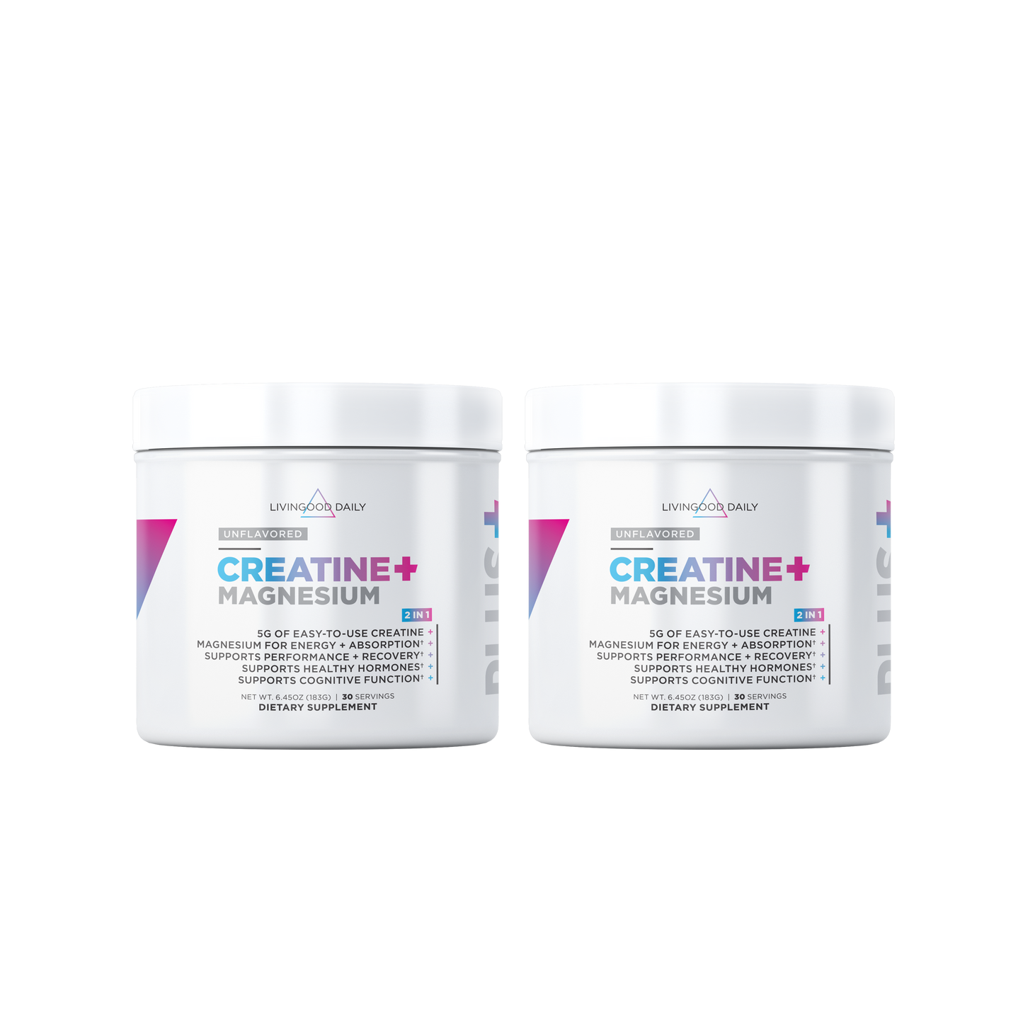 Livingood Daily Creatine + Magnesium (2-Pack)