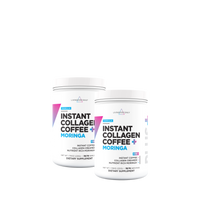 Livingood Daily Instant Collagen Coffee + Moringa (Vanilla) - (2-Pack)
