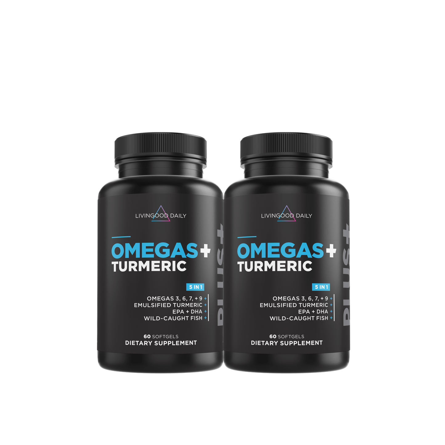 Livingood Daily Omegas + Turmeric (2-Pack)