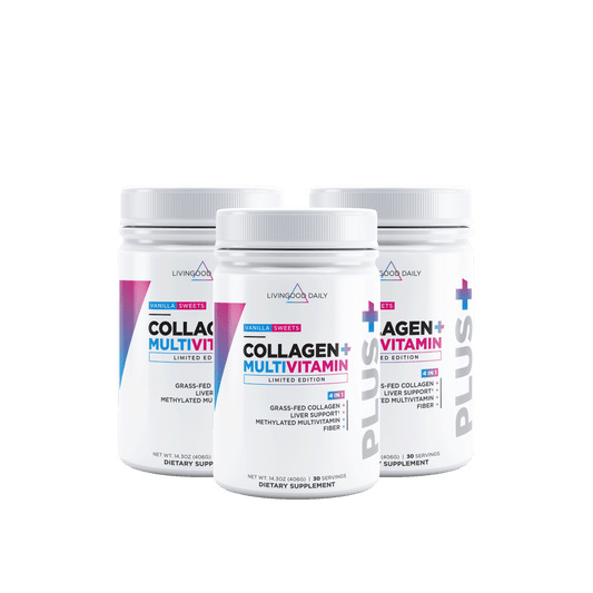 Livingood Daily Collagen + Multi (Vanilla Sweets) 3-Pack