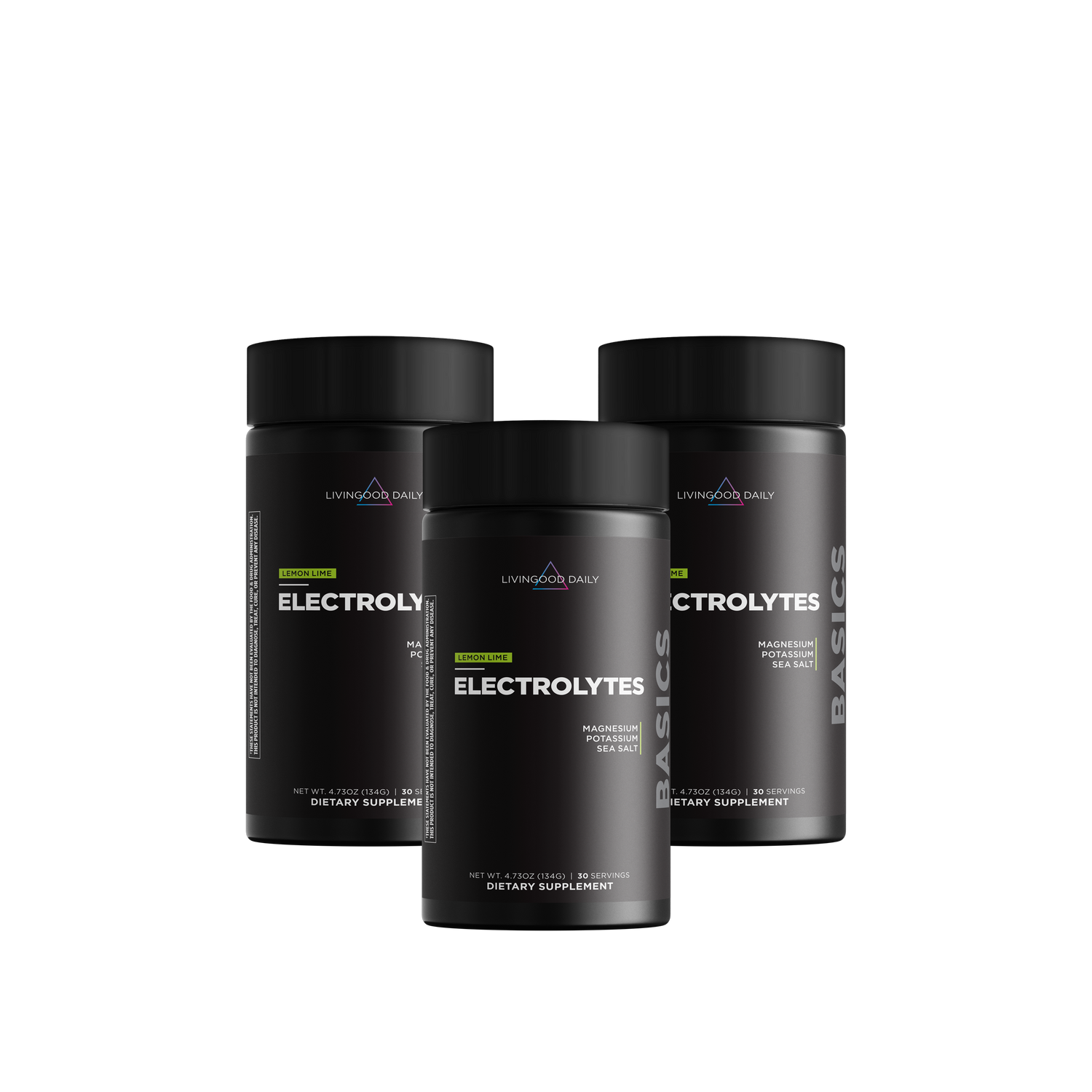 Livingood Daily Electrolytes (Lemon Lime) (3-Pack)