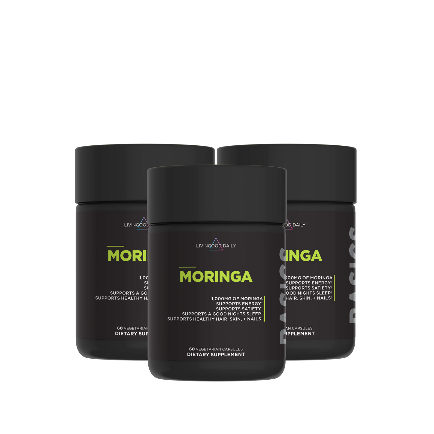 Livingood Daily Moringa Capsules (3-Pack)