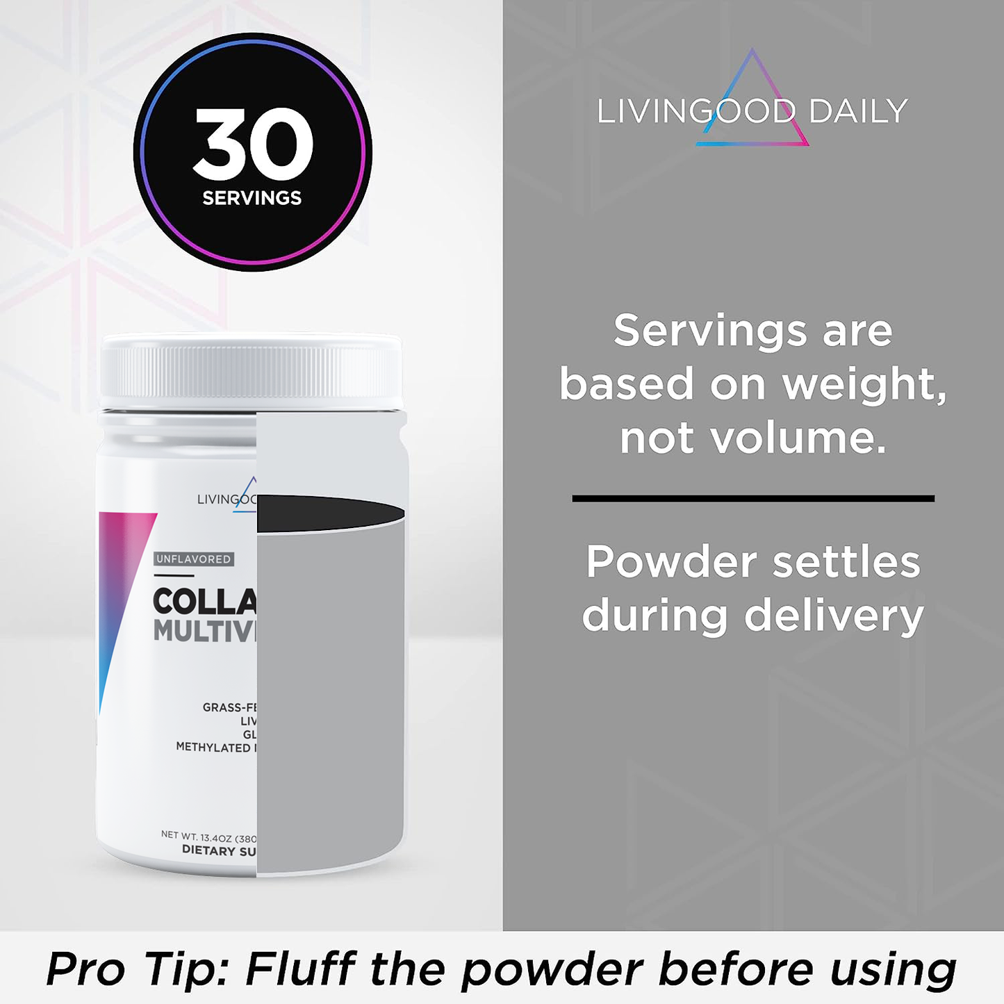Unflavored Collagen + Multivitamin