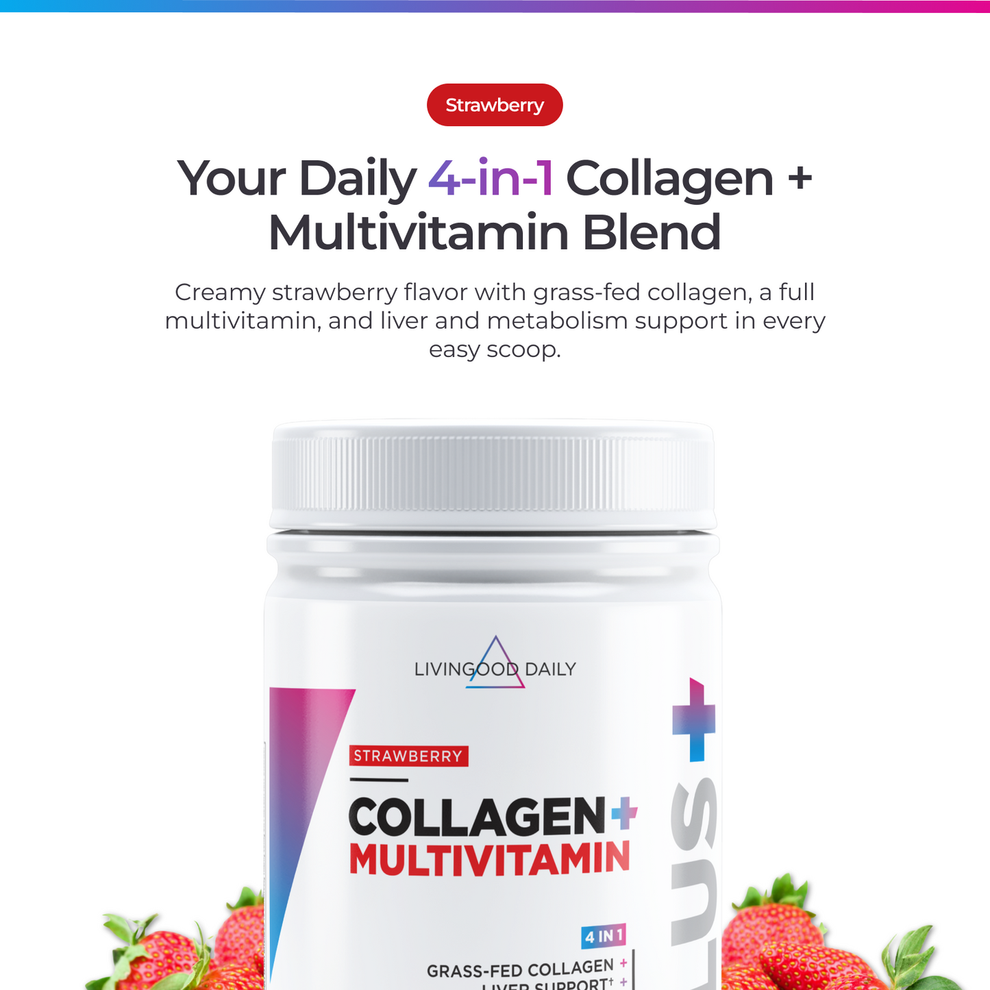 Strawberry Collagen + Multivitamin