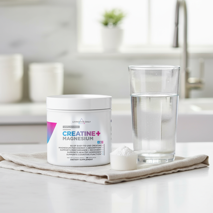 Livingood Daily Creatine + Magnesium (3-Pack)