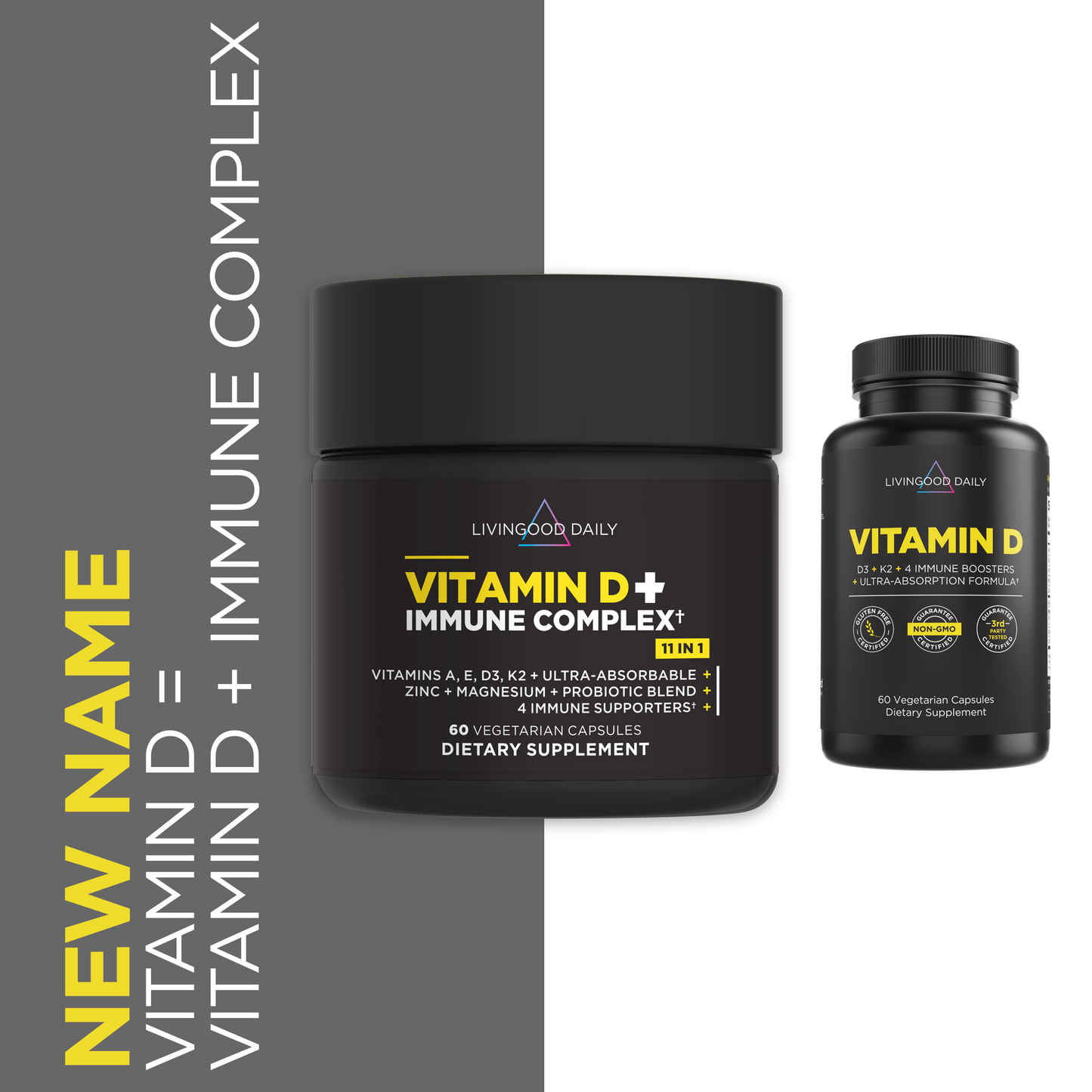 Livingood Daily Vitamin D + Immune Complex (6-pk)