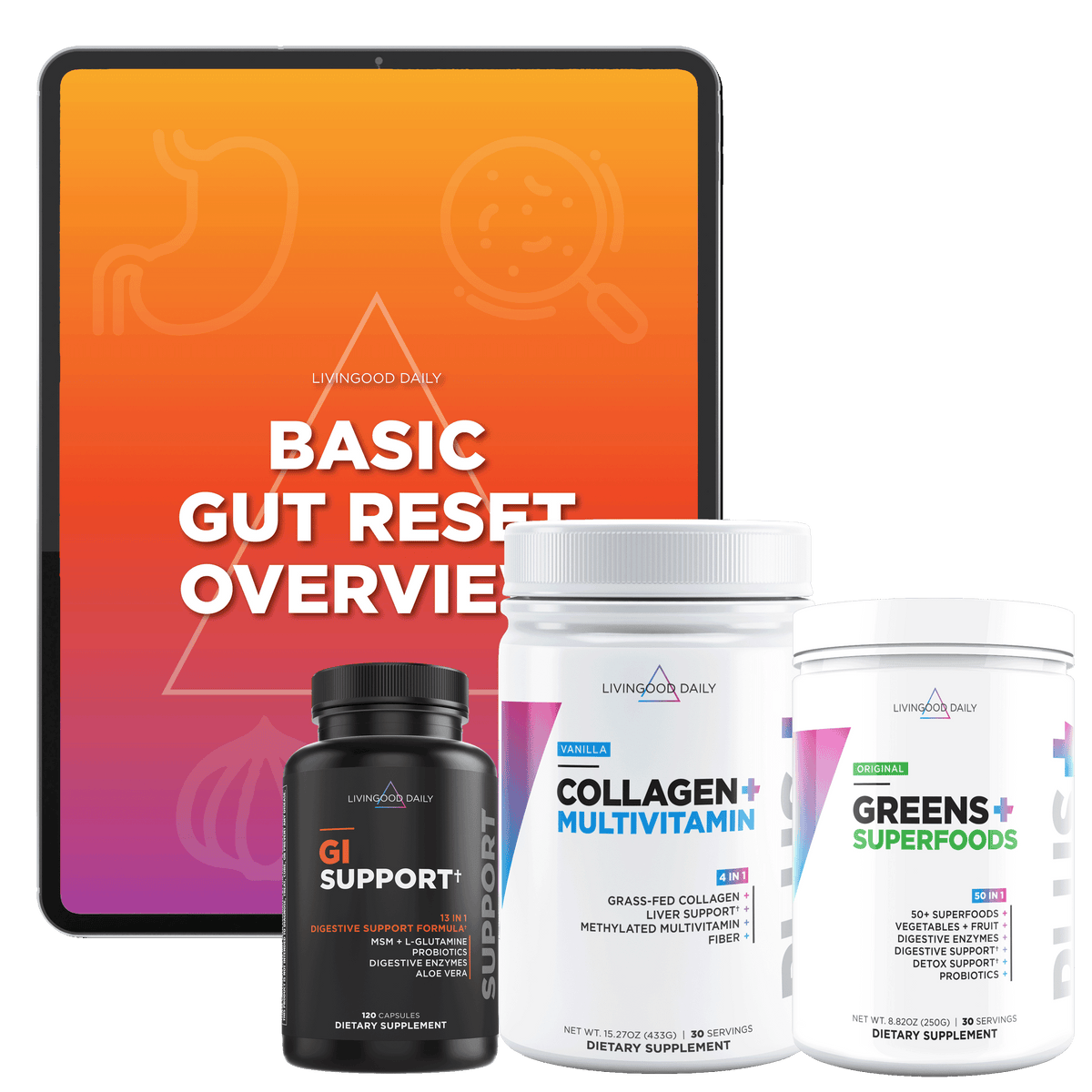Livingood Daily Gut Reset Bundle