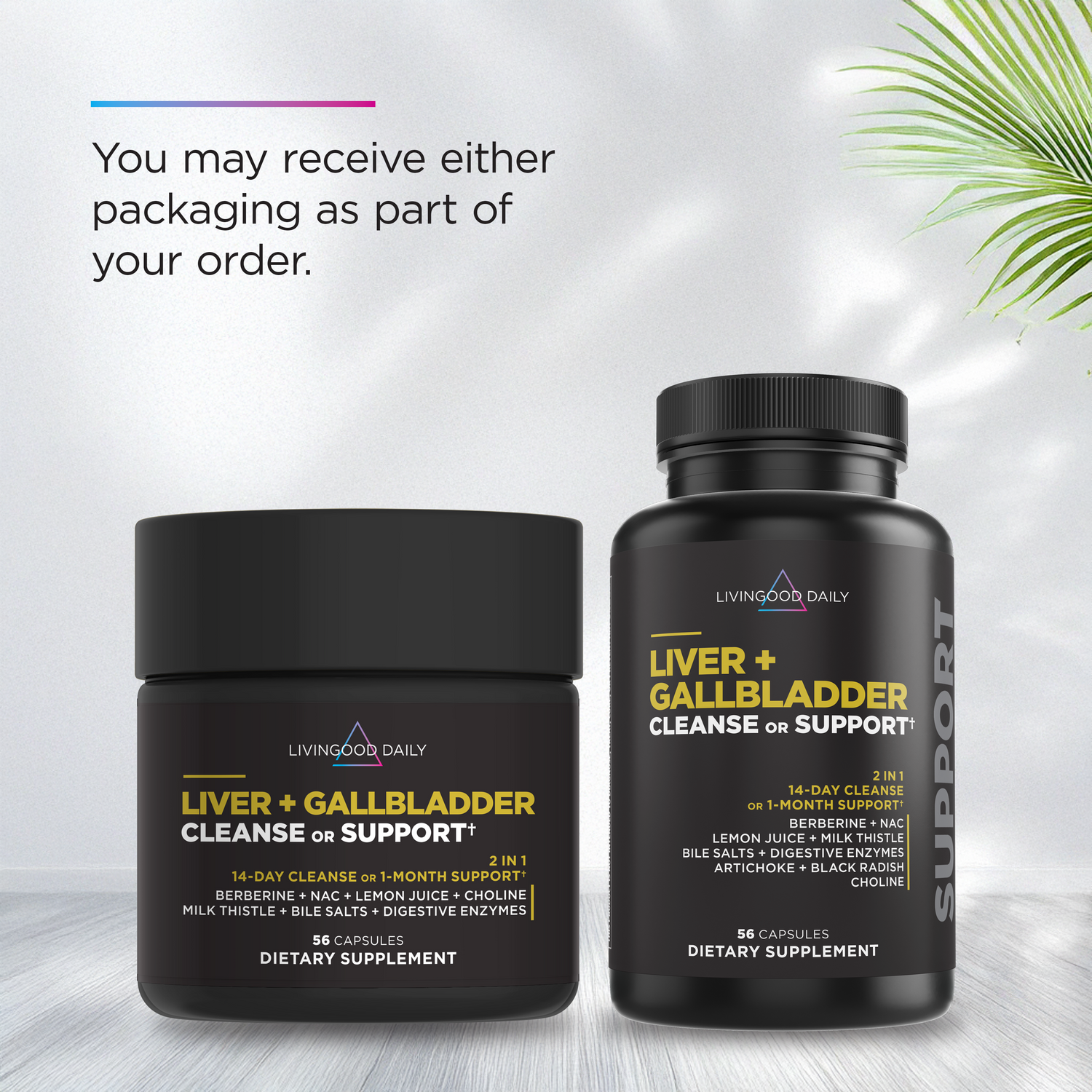 Livingood Daily Liver + Gallbladder Cleanse or Support (3-Pack)