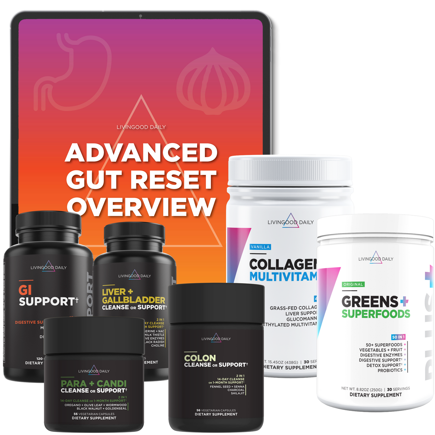 Livingood Daily Advanced Gut Reset Bundle